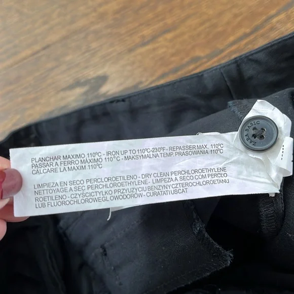 Zara Basics Women’s Black Dress Pants Workwear - size 6 - Picture 9 of 11